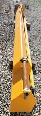 0.5 Ton, Demag, jib crane, 23.5' span, 30' runway, 8.5' under hook, Harrington hoist, 2 bridges - Image 7