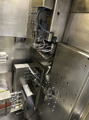 Tornos #DECO-26, Swiss Type CNC Lathe, w/ Robobar SSF-532 bar loader, 2001 - Image 3