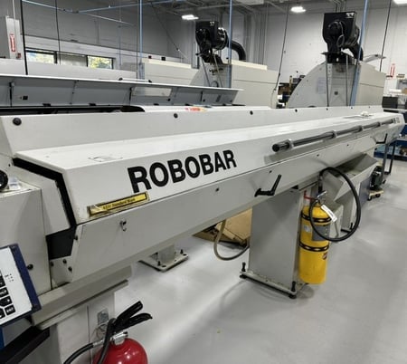 Tornos #DECO-26, Swiss Type CNC Lathe, w/ Robobar SSF-532 bar loader, 2001 - Image 4