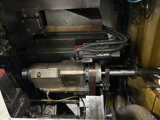 Tornos #DECO-26, Swiss Type CNC Lathe, w/ Robobar SSF-532 bar loader, 2001 - Image 8