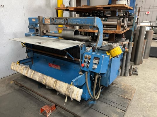 4' x 12 gauge AcroTech #HD-1248, Plate Bending Roll, 2-roll type, 3 HP - Image 3