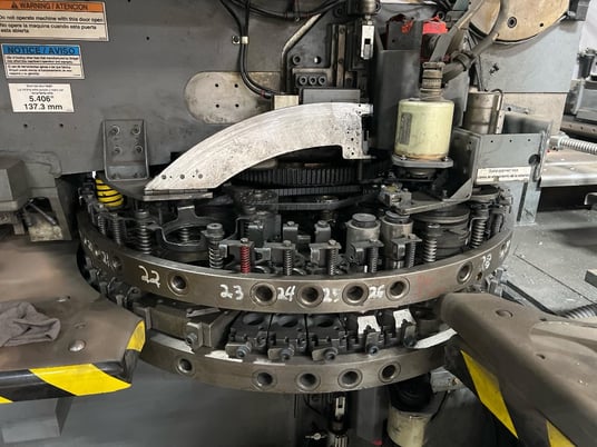 33 Ton, Strippit #FC-1250S/30, CNC Turret Punch, GE Fanuc Series O-P, 50" x 80" workpiece, 33 pos turret - Image 2