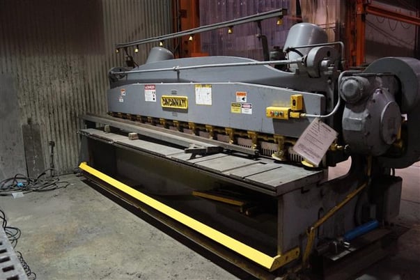 1/4" x 12' Cincinnati #1812, 60 SPM, 10 HP, 40" manual Back Gauge, 18" gap, 12' squaring arm - Image 1