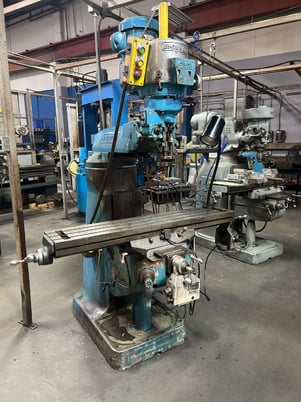 Bridgeport #Series-I, Vertical Mill, 9" x42" table, 2 HP, Mitutoyo 2-Axis digital read out, Coolant Miser - Image 3
