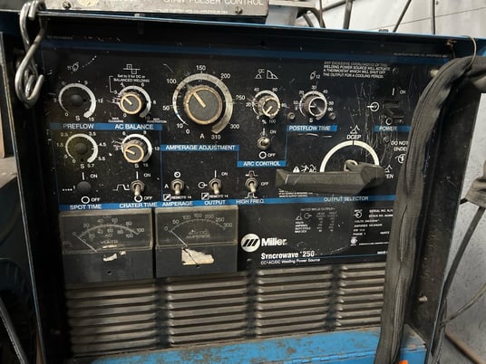 Miller #Synrowave-250, CC Welding Power Supply, AC/DC, 250A - Image 2