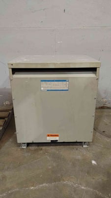 150 KVA, 480 Primary, 208/120 Secondary General Electric #9T23B3874, Dry Type Transformer, 3 Phase - Image 1