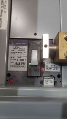 250 Amp. General Electric Spectra #SFHA36AT0250, Panelboard, (3) Breakers, 3 Phase, 480 Volts - Image 7