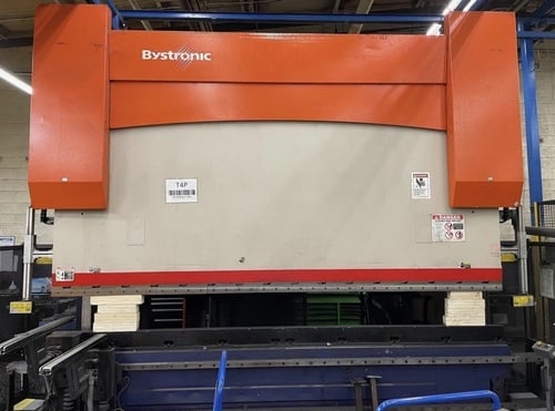 320 Ton x 13' Bystronic #PR-320x4100, Hydraulic Press Brake, 10.4" stroke, 8 axis, Cybelec ModEva 12S, 2007 - Image 5