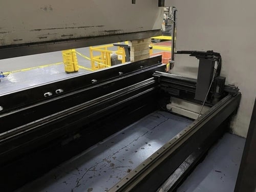 320 Ton x 13' Bystronic #PR-320x4100, Hydraulic Press Brake, 10.4" stroke, 8 axis, Cybelec ModEva 12S, 2007 - Image 6