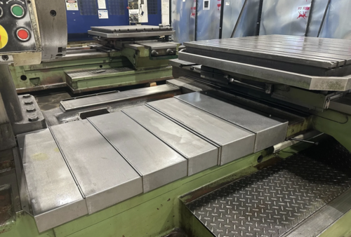 TOS Varnsdorf #W100A, CNC Horizontal Table Type Boring Mill, 4" spindle diameter, 50 taper, 63" X, 44" Y - Image 3