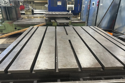 TOS Varnsdorf #W100A, CNC Horizontal Table Type Boring Mill, 4" spindle diameter, 50 taper, 63" X, 44" Y - Image 5