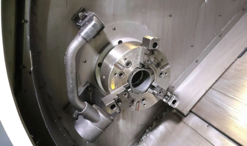 Johnford #SL-650-CS, Multi-Axis CNC Lathe, 22.8" swing, 59" machining length, 10" chuck, 3" bar, C-axis, live - Image 3