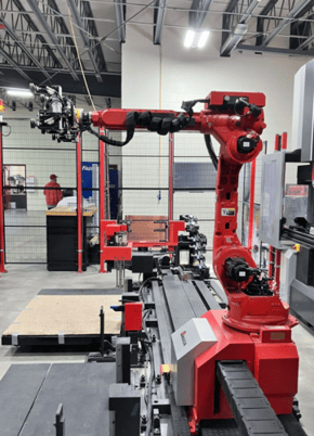 Amada #HG1003AR, CNC Press Brake, 100 Ton, 120" bending length, robotic cell, automatic tool changer, AMNC 3i - Image 6