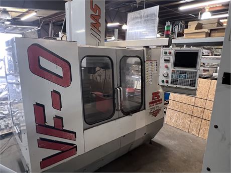 Haas #VF-0, CNC vertical machining center, 20 automatic tool changer, 20" X, 16" Y, 20" Z, 7500 RPM, #40, 15 - Image 1