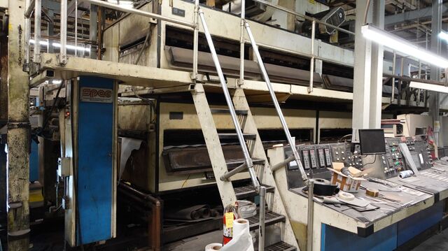 Harris #M1000A2, Double Web Offset Press System, 8 unit, 22.75" Cutoff, 38" width, 32 page, 45000 impressions - Image 8