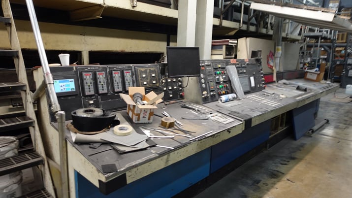 Harris #M1000A2, Double Web Offset Press System, 8 unit, 22.75" Cutoff, 38" width, 32 page, 45000 impressions - Image 9