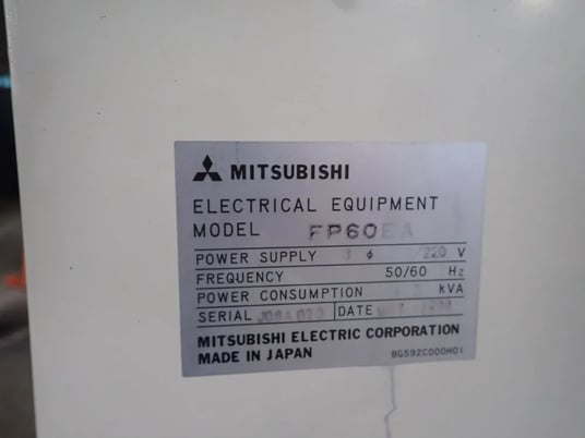 Mitsubishi #EA8, CNC Wire Electrical Discharge Machine, 20" x 14" Table, 220 V., 1999 - Image 4