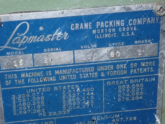 15" Lapmaster #15, Lapping Machine, 110 V. - Image 8