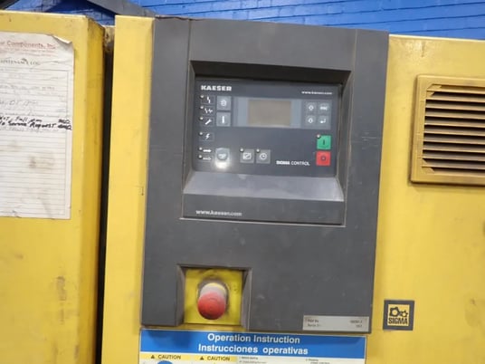 295 cfm, 125 psig, Kaeser #BSD-60, Air Compressor, 60 HP, 3570 RPM, 460 V., 2005 - Image 3