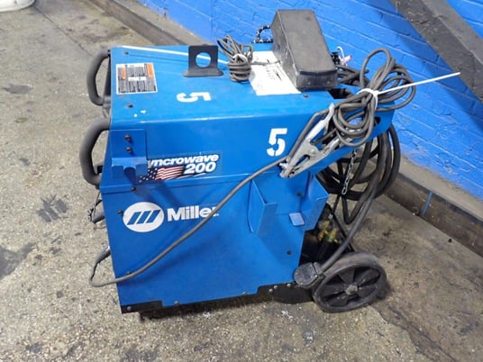 Miller #Syncrowave-200, Welder Unit, 200 Amps, 18 V AC/DC, 230 VAC - Image 3