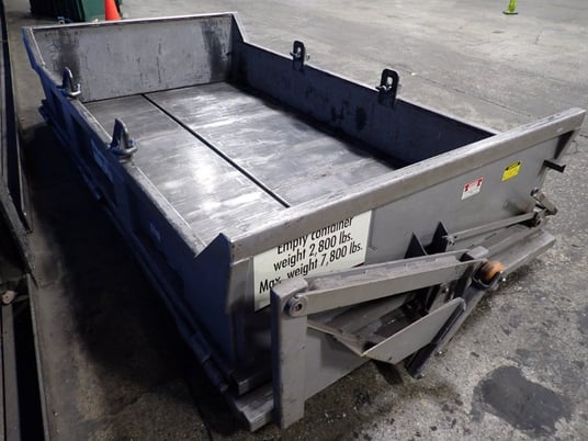 Iron Bull #Skeleton-Hopper, Container, 7800 lbs. capacity, 130" x 70" x 26" Size - Image 4