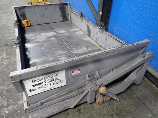 Iron Bull #Skeleton-Hopper, Container, 7800 lbs. capacity, 130" x 70" x 26" Size - Image 5