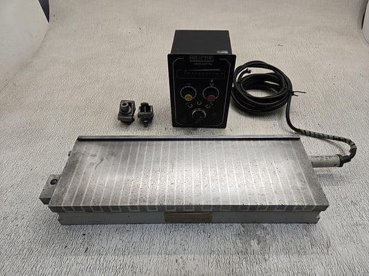 EquipTop 6x18 Standard Pole Magnetic Chuck w/EquipTop C-1001 Controller - Image 1