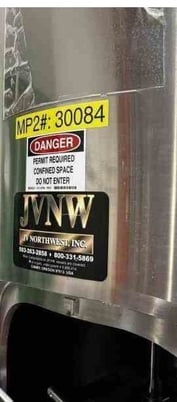 100 gallon JW Northwest, Stainless Steel Yeast Brinks Tank, skid mounted, (4 available) - Image 2