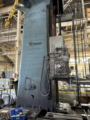 8" Skoda #WD200B, floor type horizontal boring mill, 1973 - Image 1