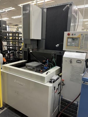 Mitsubishi #EA12V, CNC ram type Electrical Discharge Machine sinker, 2004 - Image 1