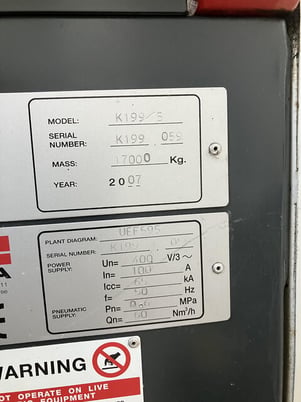 Fidia #K199, CNC vertical machining center, Fidia C-20 control, 24,000 RPM, 3-axis, 2007 - Image 3