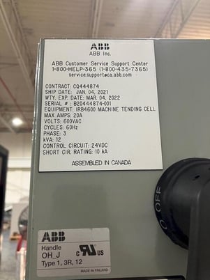 ABB, 4600-60/2.05, industrial robot automation cell, 2020 - Image 6