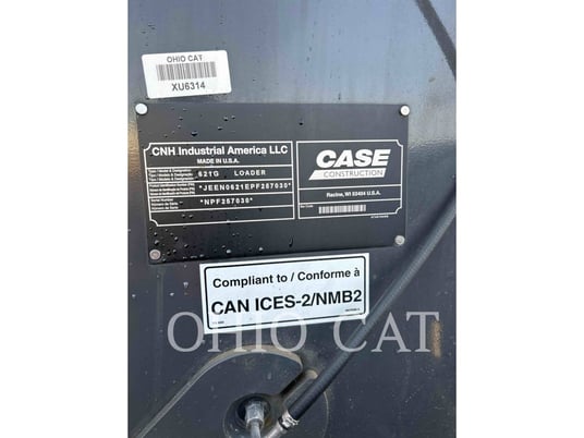 Case 621G XR, Wheel Loader, 696 hours, S/N: PF257030, 2023 - Image 6