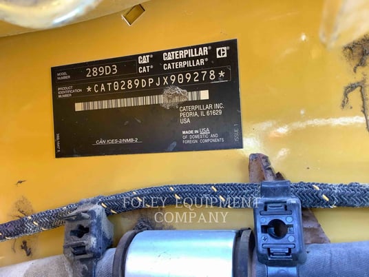 Cat 289D3, Skid Steer Loader, 196 hours, S/N: JX909278, 2022 - Image 6