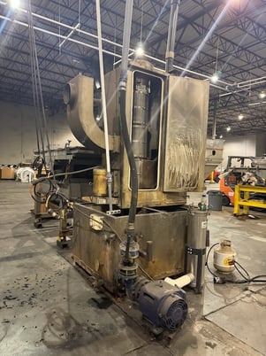 8" Egan/Beringer, Pelletizing Line, 36:1 L/D, 300 HP, Water Ring Pelletizer, Gala 3016 ECLN Spin Dryer, Witte - Image 5