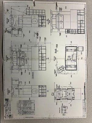 330 Ton, Komatsu #L2M300-3BM, straight side double crank stamping press, 4.9" stroke, 21.65" die height - Image 6