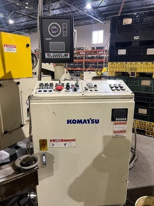 330 Ton, Komatsu #L2M300-3BM, straight side double crank stamping press, 4.9" stroke, 21.65" die height - Image 7