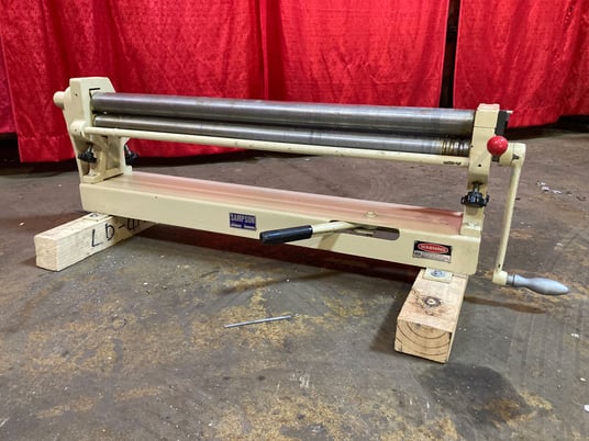 22 gauge x 3' Sampson #SR914, slip roll, 2" roll diameter, 3 roll grooves - Image 1