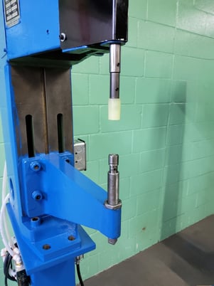 Chicago #118, clinching machine, rivet machine conversion, rebuilt - Image 4