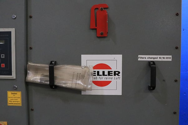 Keller #L-CUT-1-P2, dust extraction unit, Thermal Process fltration, 2007 - Image 5