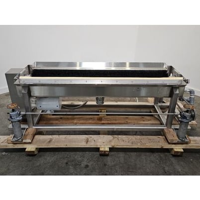 54" wide, Motorized Sanitary Conveyor Belt Washing System, 1/2 HP - Image 4