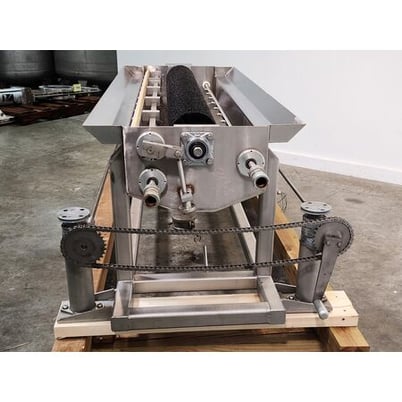 54" wide, Motorized Sanitary Conveyor Belt Washing System, 1/2 HP - Image 2
