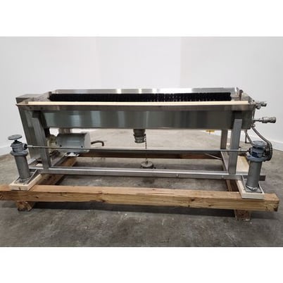 54" wide, Motorized Sanitary Conveyor Belt Washing System, 1/2 HP - Image 3