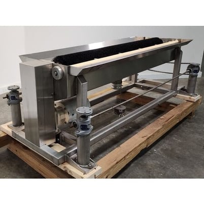 54" wide, Motorized Sanitary Conveyor Belt Washing System, 1/2 HP - Image 4
