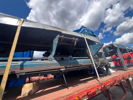 Brewer #Golden-Eagle, 3-Head Trim Saw, 12" width x 6" Thick max, 40 HP, 2015 - Image 2