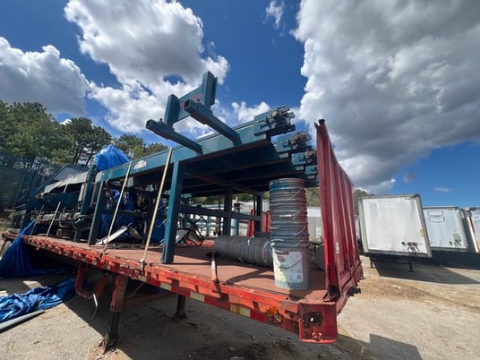 Brewer #Golden-Eagle, 3-Head Trim Saw, 12" width x 6" Thick max, 40 HP, 2015 - Image 4