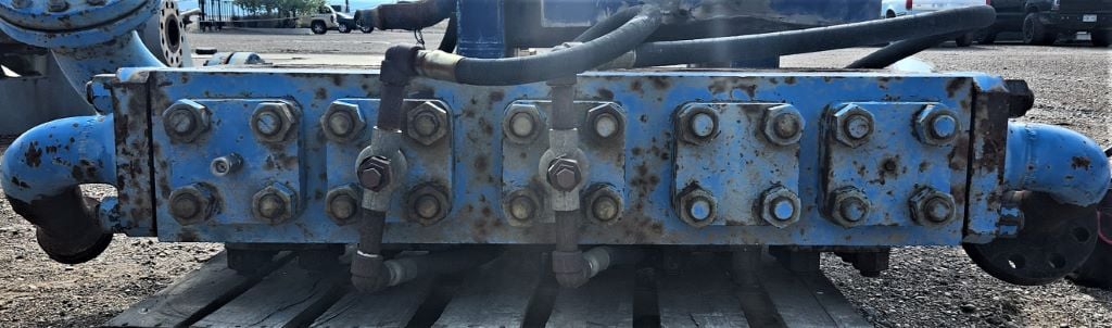 300 GPM @ 3085 psi, Wheatley #HP-600M, Quintuplex Pump Fluid End, 2.62" plunger, 7.125" stroke, 600 HP, 280 - Image 4