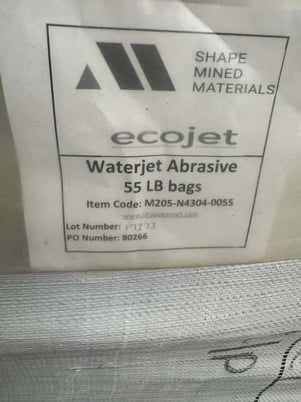 shape mined materials waterjet abrasive garnet m20, 2,200 Lb Bulk Bag - Image 3