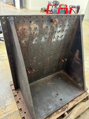 Angle Plate | 48" in. H x 48 in. width Face, 27 in. Base Depth | Orientation: Axial - Image 7