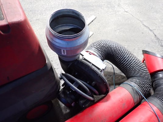 0.75 KW Lincoln Electric #Mobiflex-200-M, Fume Extractor - Image 9